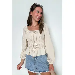 Daydream Darling Square Neck Ruched Top - FINAL SALE
