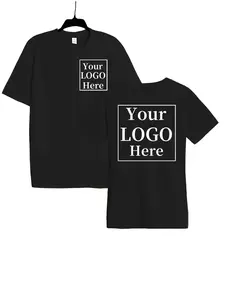 Men's Casual Breathable 2026 Custom Front & Back Print Short-Sleeve T-Shirt
