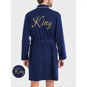 Bridal Morning Robe Spring Simulation Silk Women's Dress Wedding Dress Gallery Wedding Photography Bridesmaids Group Ice Silk Sleeping Robe Women's Summer