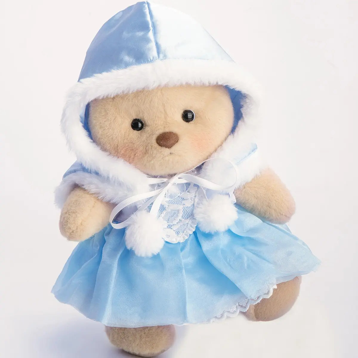 Christmas Blue Ice Princess Dress Bear