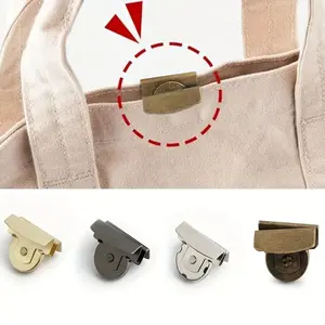 Magnetic Alloy Bag Buckles Set, 5/8 Pairs, 4 Colors, Seamless Closure for Bags and Clothing, Dy Craft Accessories, Purse Accessories, Handbag Accessory