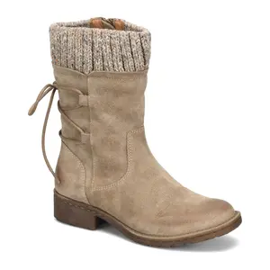 Comfortiva Sweater Knit Mid Height Boot - Salem