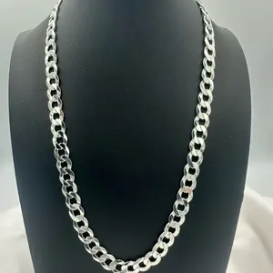 20in 9.7mm Curb Link 925 Sterling Silver (SG-105)