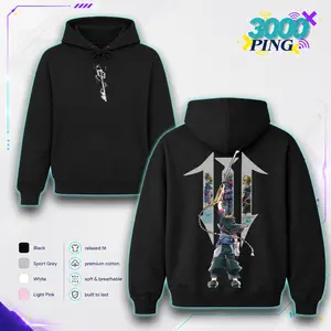 Kingdom Hearts Sora Keyblade T Shirt Hoodie, menswear Gildan cotton crewneck anime RPG graphic, Sweatshirt streetwear fan outfit gift