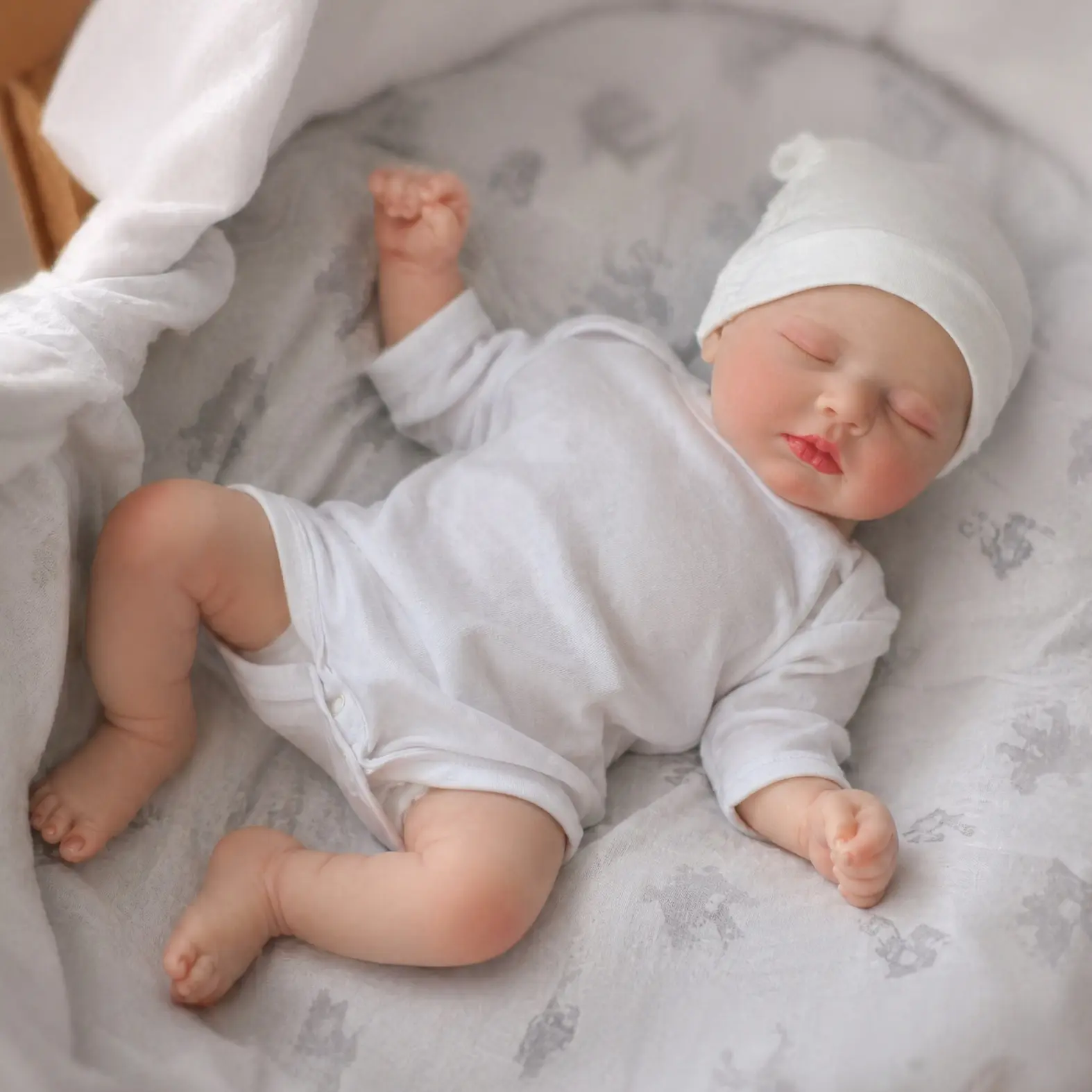 Lifelike Reborn Baby Dolls 20 Inch Full vinyl body Real Life Baby Dolls gifts for Mother's Day Valentine's Day Children's Day & Christmas