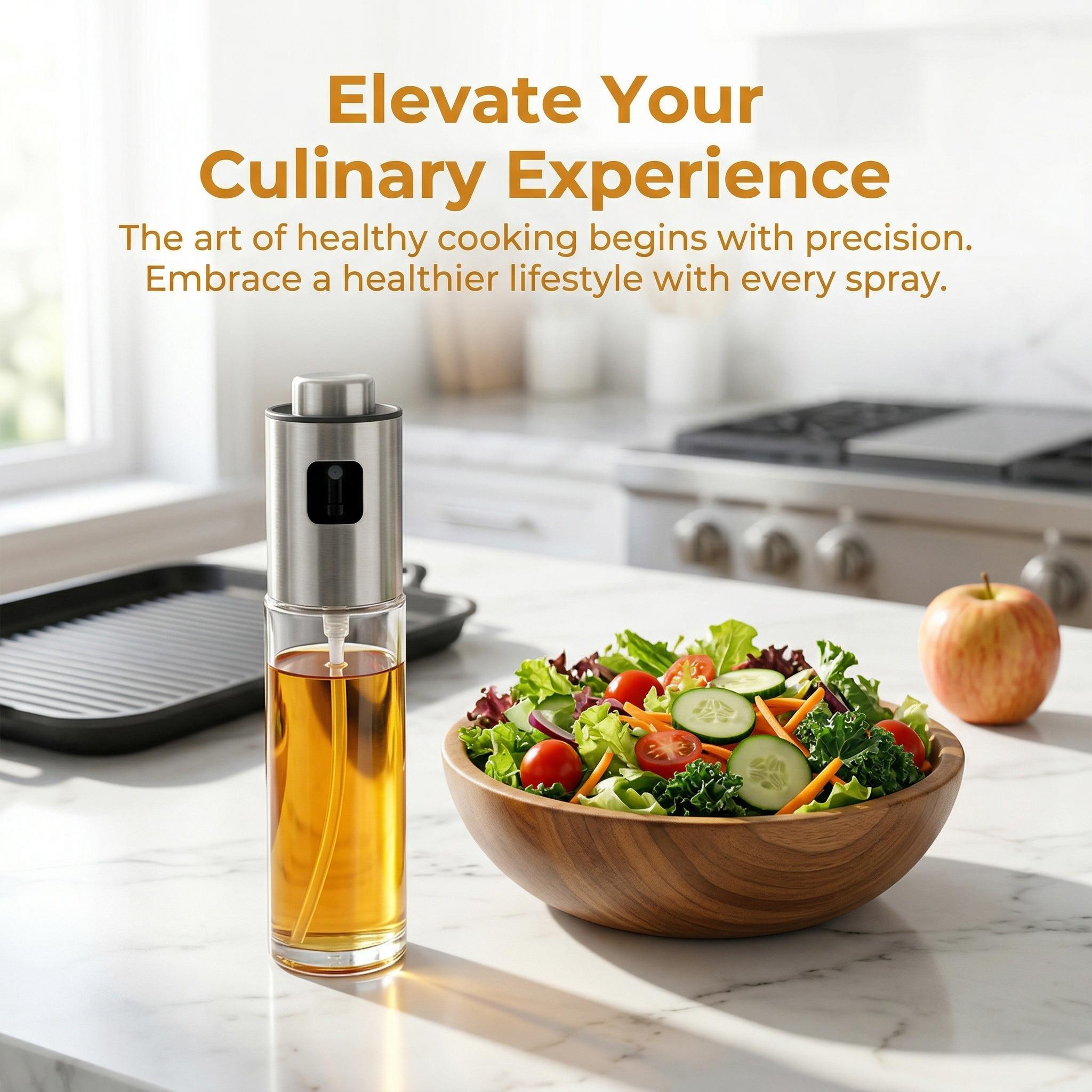 100ml Clear Olive Oil Spray Bottle, Oil Dispenser With Funnel, Kitchen Oil Sprayer For Cooking Baking Grilling Utensils-MM