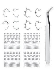 Fake Lip Piercing Vampire Teeth Fake Lip Piercing Jewelry Fake Lip Rings Snake Bite Style Jewelry Non-Piercing Lip Cuff Fake Nose Ring Edgy Flair