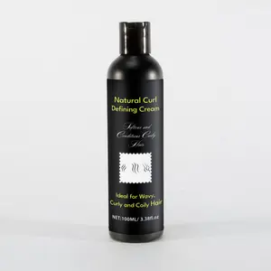 Curl Defining Cream with Jamaican Castor Oil & Olive Oil, Anti-Frizz Curling Cream, Strong Hold, Suitable for All Hair Types, Curly Hair Product, Curly Haircare