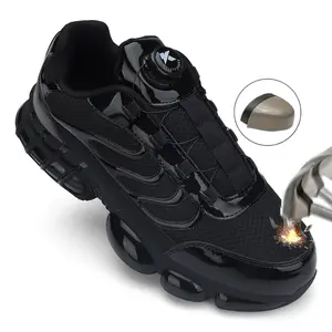 Steel Toe Shoes for Men Women Breathble Lightweight Work Boots Slip Resistant Safety Composite Toe Work Indestructible Construction Shoes SpringStatements