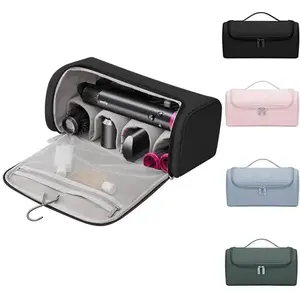 Hideable Hanging Hook Hair Dryer Case Portable Non-slip Hair Tools Pouch Water proof Large Capacity Curling Iron Storage Bag Hangable, Portable Organizer Storage Carrying Bag Travel Organization Pouch Storage Pouches