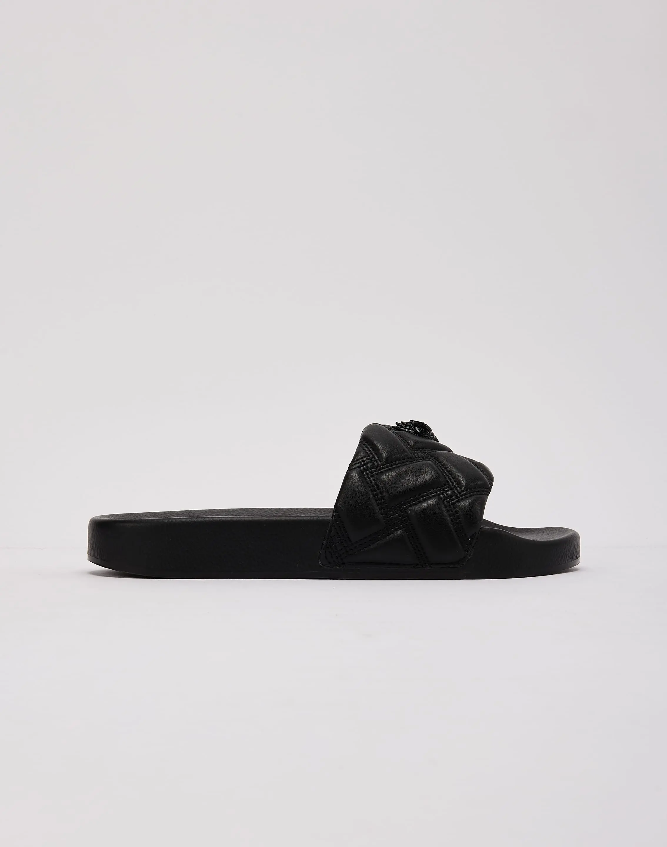 Womens Kurt Geiger Meena Eagle Quilted Slides