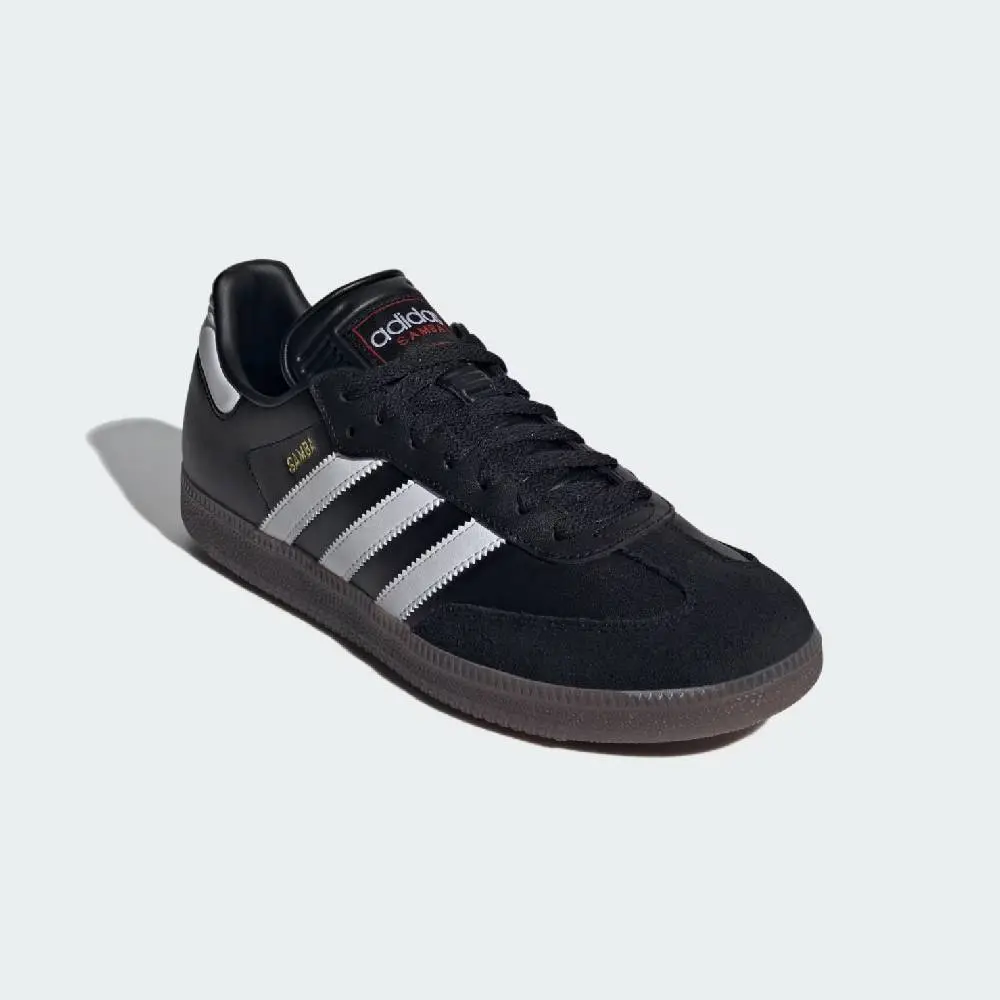 adidas Men's Samba Classic Soccer Shoe, Core Black / Cloud White / Vivid Red