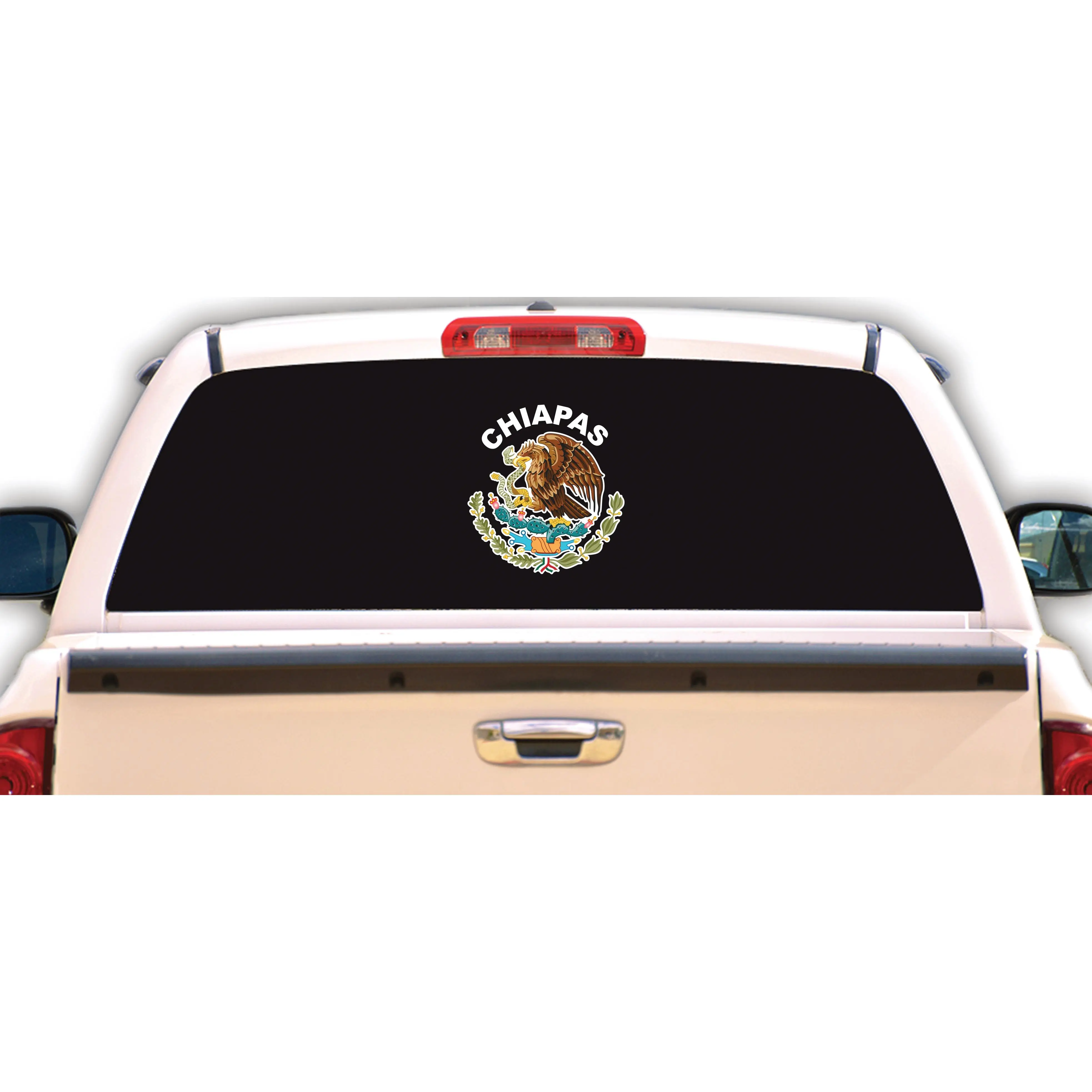 Chiapas Mexican Flag Eagle States Aguila Decal Car Window Laptop Vinyl Sticker Escudo