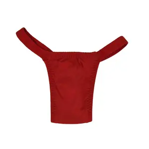 Red Satin Gaff Panty Tucking Compression Underwear for Trans Women & Crossdressers - Soft, Breathable, Flat Front, Smooth Finish, Everyday Comfort Fit Womenswear