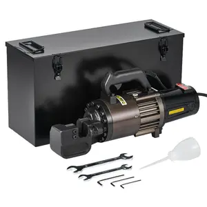 VEVOR Electric Hydraulic Rebar Cutter, 2000W Portable Rebar Cutter, Cutting up to 1 Inch #8 4 - 25mm Rebar within 3.5 Seconds, High Power Steel Rebar Cutter with Oil Can Rich Accessories, Black RC - 25VEVOR Super Brand Day