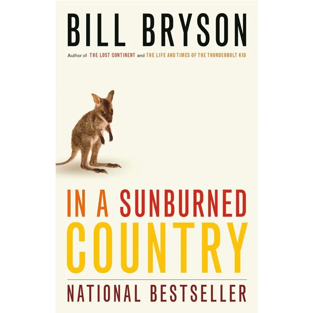 USED Book - In a Sunburned Country by Bill Bryson (Paperback) - english