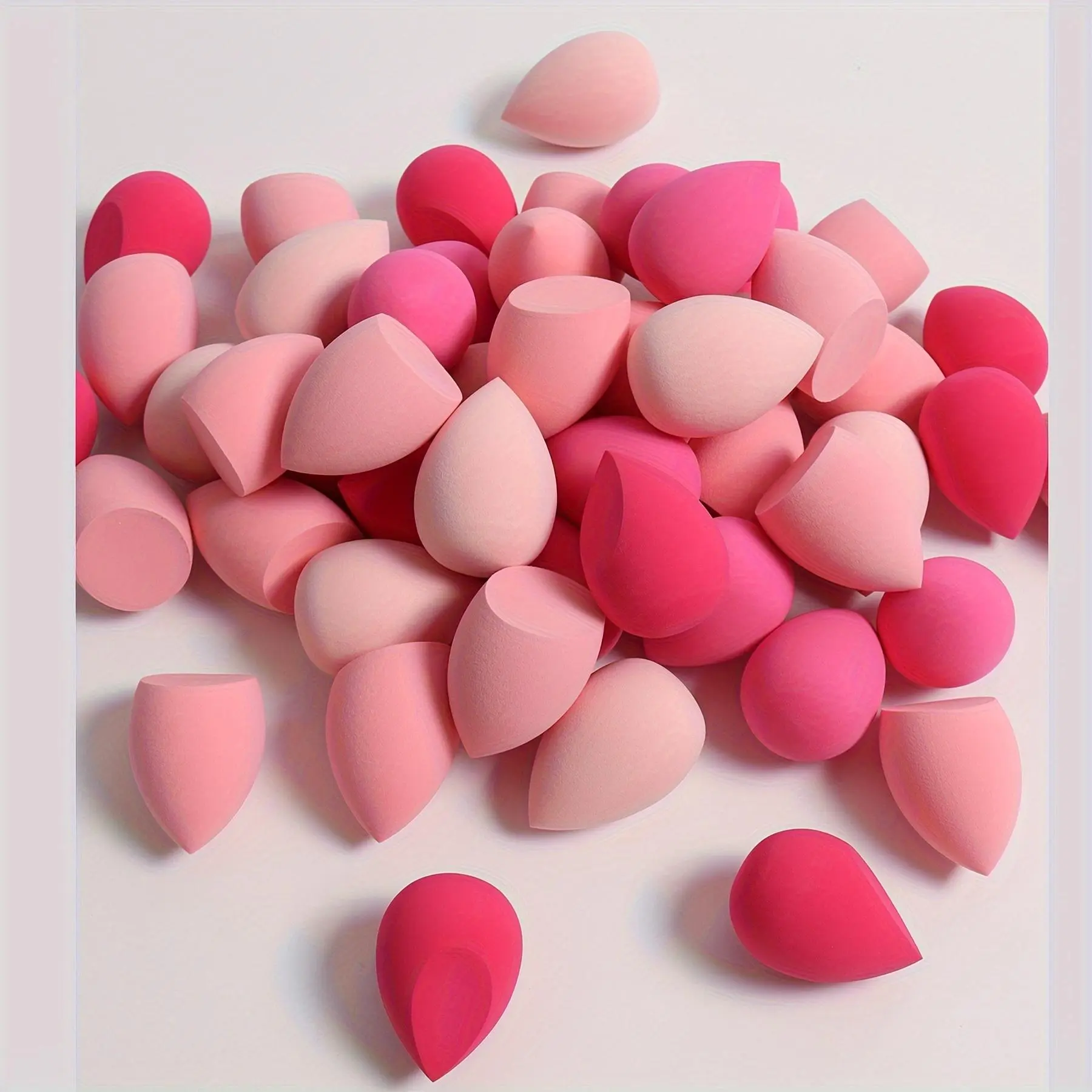 Makeup Blender Sponge Set (7pcs/18pcs) - 4x6cm Teardrop Multi-Use Beauty Tool for Liquid BB Cream Application, Even Coverage, Smooth Blend Finish