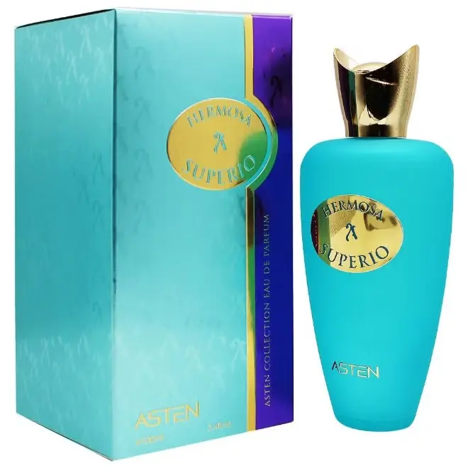 Asten Hermosa Superio 100ML Eau de Parfum - Citrusy & Fruity Notes with Madagascar Vanilla, White Musk & Amber - Long-Lasting Fragrance