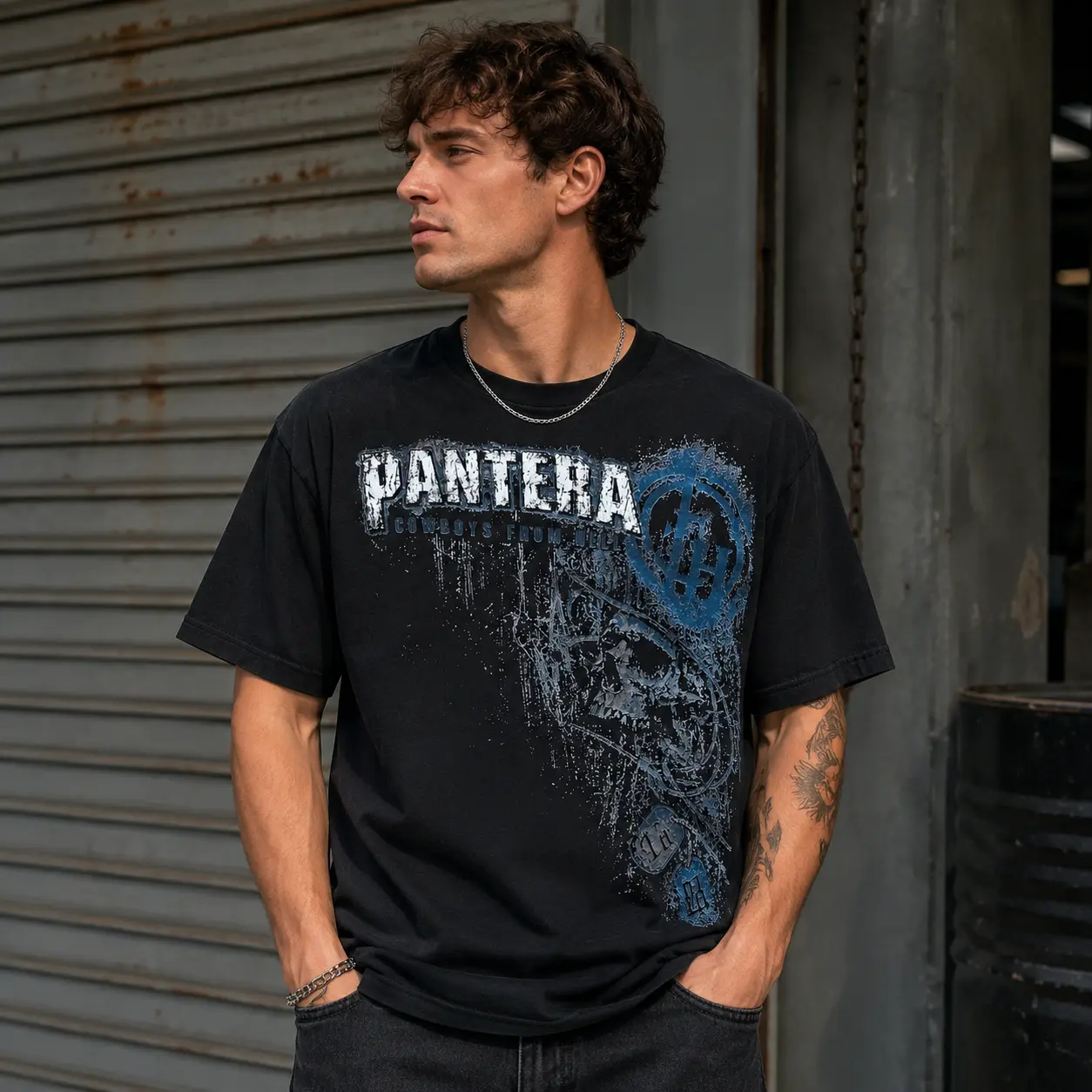 GILDAN Pantera Cowboys From Hell Vintage Graphic T-Shirt