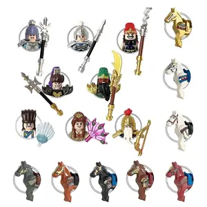 Building block set, building block construction, including horse riding and war horse kit, building block desktop decoration ornaments, suitable for building enthusiasts and collectors, perfect holiday gift, suitable for ages 14 and up