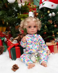 VACOS Cotton Doll Clothes Washable Pajamas with Colorful Heart Patterns - Soft, Snug Fit for 22-inch/55cm Dolls Makeup, Only Doll Clothes, NO Doll Included, Perfect for Gifting!