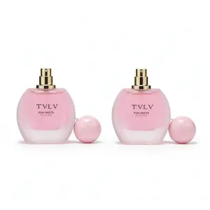 TVLV Pink Meets Perfume 2pcs Bundle, 30ml/pc Eau de Toilette with Floral Scents Perfume, Floral and Fruity Scent, Floral Fusion Fragrance, Long-Lasting Fragrance for Women and Girls, Floral Fragrance Blend, Floral Perfumes