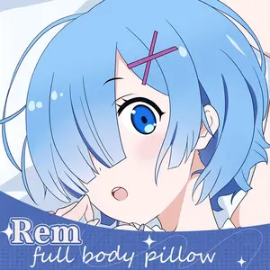 Anime Dakimakura Japanese Otaku Waifu Life Size Doublesided Print Hugging Body Pillov Cover Re:Zero - Starting Life in Another World Rem