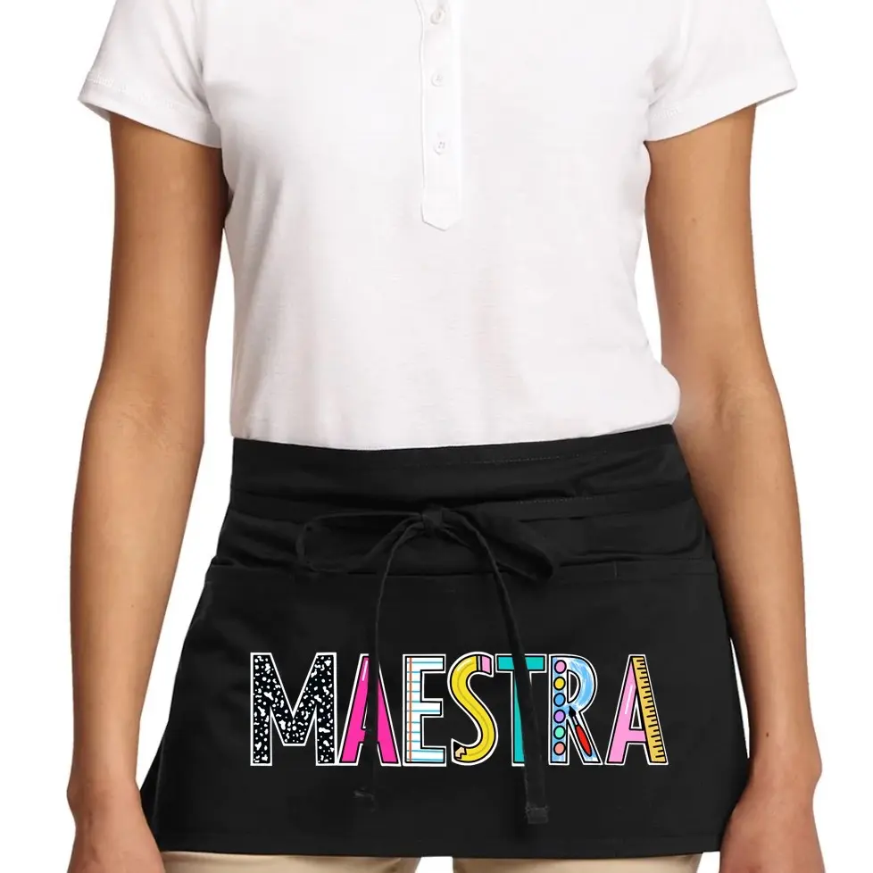 Black Waist Apron