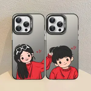 Couple Cartoon Anime Couple Costume Mobile Phone Case Gift Suitable for Iphone17/16/16pro/16promax,15/15Plus/15Pro/15Promax, for iPhone 14/14 Plus/14Pro/14Promax, for iPhone 13/13Pro/13Promax, for iPhone 12/12Pro/12Promax, for iPhone11/11Pro/11Proamx