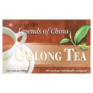 Uncle Lee's Tea Legends of China, Oolong Tea, 100 Tea Bags, 5.64 oz (160 g)