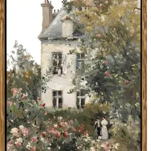 Plant Wall Art Canvas Set, Framed Floral Print Modern Home Decor, Bedroom Living Room Entryway, 16x20 Inches