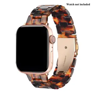 Lightweight Resin Watch Band for Apple Watch Ultra 2 Series 11/10/9/8/7/6/5/4/SE/3/2/1, Durable Replacement Strap, Easy Fit Design