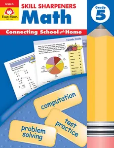 USED-Skill Sharpeners Math Grade 5 by Evan-Moor Educational Publishers (Paperback)