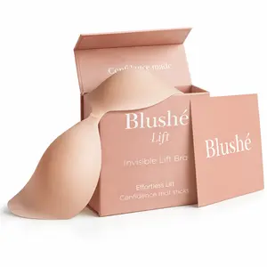Blushé Cleavage Sculpt Bra – Seamless Silicone Lift Cups Reusable with Matte Finish ideal for  Strapless & Backless Styles Womenswear