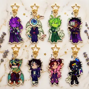 Unstable Universe MCYT Yt Translucent Acrylic Keychain, YT portable universe & lifesteal smp acrylic keychains perfect For Bags, Keys, Or Gifts