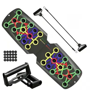 5 in 1 Push up Board Home Training Equipment Chest Shoulder Back Arm Core Strength Training System Portable Home Gym for Men Women Fitness Lovers