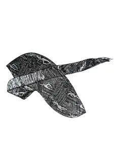 Jiggsaw Durag for Men & Women - Silky Wave Cap with Long Wide Straps, Breathable & Sweat-Wicking, Stylish Hair Care & Comfort Fit, Motorcycle Cap Head Wrap - African Print Durag