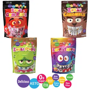 Halloween Spooky Savings 4 Bag Assortment - Delicious, Zero Sugar, KETO, Gluten Free, Vegan, Allergy Friendly, No Artificial Dyes, Candy candy variety