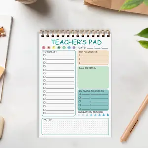 Daily Planner Notebook with Course Schedule To-Do List Water Intake Contact Record Teacher's Day Graduation Gift   New Design Student Study Organizer Journal for Classroom Office Use