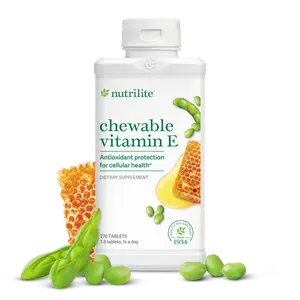 Nutrilite Chewable Vitamin E Tablets 270 Count Antioxidant Supplement for Daily Wellness Support with Lecithin for Enhanced Absorption - Healthcare, Dietary