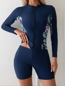 Women's Two-Piece Surfing Suit Swimsuit, Stylish Beachwear for Women, Comfortable and Durable Swimwear for Summer, Modest Swimming Wear, Tankini Sets