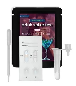 Drink Spiking Rapid Test (GHB, KET, BZO), Ultra-Sensitive