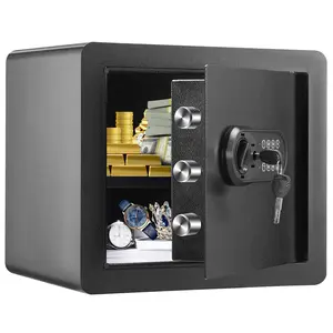 Father's Day Gift VEVOR Safe 1.2 Cubic Feet Home Safe Steel for Cash Gold 15.8x11.8x13.8 inch