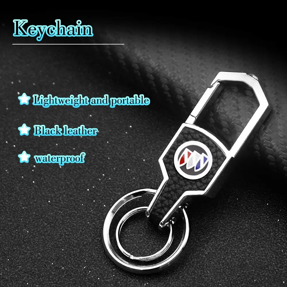 3D Metal Car Keychain, Buick Logo Keyring, Auto Decoration Accessory, Durable & Stylish Design, Perfect Gift Idea