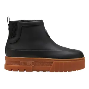 PUMA Womens Mayze Wellis Chelsea Casual Boots Ankle - Black PUMA Womens Mayze Wellis Chelsea Casual Boots Ankle - Black
