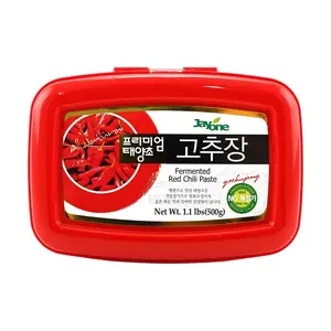 JAYONE Korean Gochujang - Authentic Korean Chili Paste, 500g Jar - Spicy Fermented Seasoning for Bibimbap, Stews, Marinades