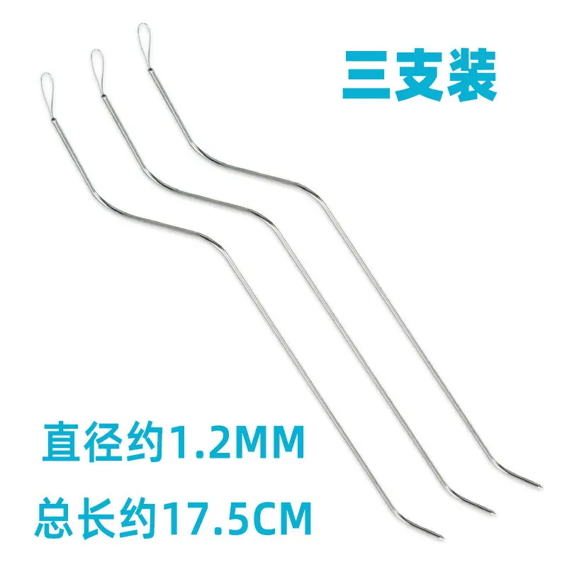 Big eye needle set of 3