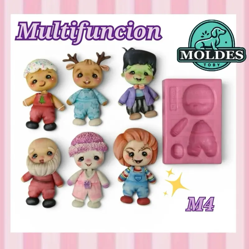 Molde de silicon, modelo M4