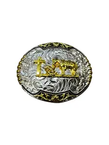 Western Style Praying Cowboy Buckle Hebilla Vaquera Oracion del vaquero