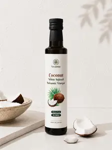 Levantine Coconut Infused White Balsamic Vinegar (8.45 Fl. Oz) Flavor Food Healthy Packaged Vegan